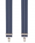 Preview: Hosenträger 4906 mattblau mit dunkelblauen Streifen