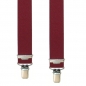 Preview: weinroter Hosenträger 2663 in H-Form