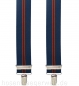 Preview: dunkelblauer Hosenträger 4480 mit Streifen