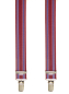 Preview: weinroter X-Form Hosenträger 5110 mit Streifen