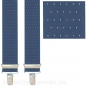 Preview: blauer Hosenträger 4072 mit kleinen Punkten
