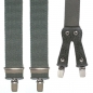 Preview: grauer Hosenträger 4755 hinten mit Clippatte