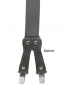 Preview: grauer Hosenträger 4755 hinten mit Clippatte