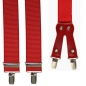 Preview: roter Hosenträger 4756 hinten mit Clippatte