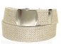 Preview: naturfarbener Stretchgürtel 4240 mit kräftiger Webstruktur