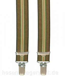 X-Form Hosenträger 2986 in dezenten Brauntönen