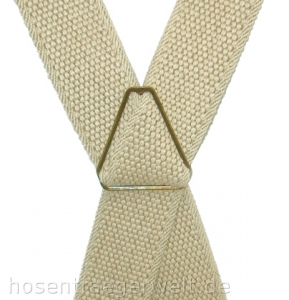 Preview: Hosenträger 4067 in fester Qualität mit Lederendstück