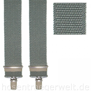grauer Hosenträger 4154 in fester Qualität