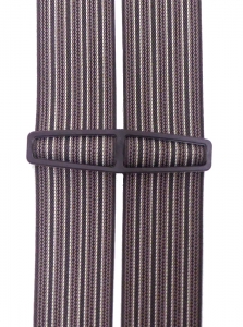 Hosenträger 4890 braun mit dunkelbraunen Streifen