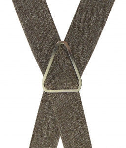 Preview: brauner Jeans-Hosenträger 4914