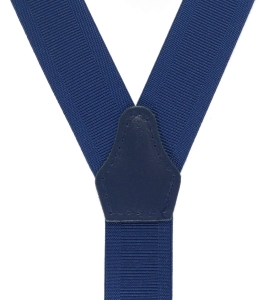 blauer Hosenträger 4974 hinten mit Clippatte
