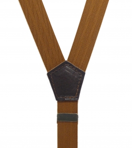 schmaler Hosenträger 4943 mit Lederapplikation