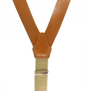 Lederhosenträger 4982 aus griffigem Vollrindleder