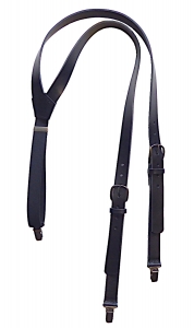 Preview: schmaler Lederhosenträger 5028 aus griffigem Vollrindleder