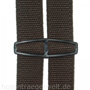 dunkelbrauner Hosenträger 4190 in fester Qualität
