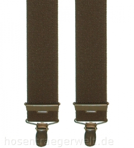 H-Form-Hosenträger 2981 in dunkelbraun