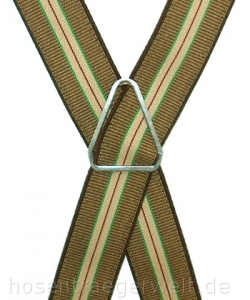 X-Form Hosenträger 2986 in dezenten Brauntönen