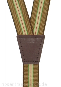 Y-Form Hosenträger 3169 in dezenten Brauntönen