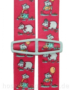 Kinderhosenträger 3175 in frechem Pink
