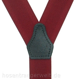 weinroter Hosenträger 4971 mit Webstreifen