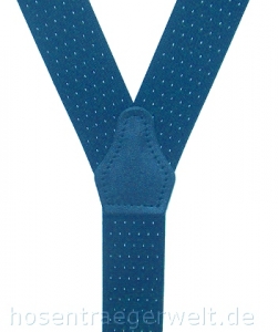 blauer Hosenträger 4072 mit kleinen Punkten