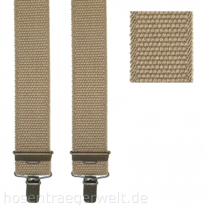brauner Hosenträger 4232 in fester Qualität