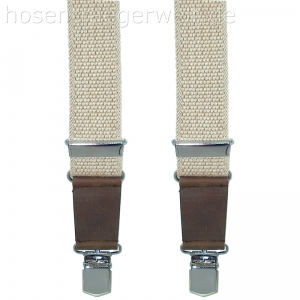 Hosenträger 4371 in fester Qualität mit Lederenden