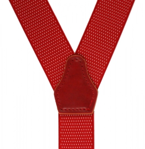 Preview: roter Hosenträger 4688 mit kleinen Punkten