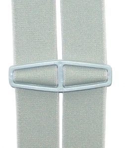 hellgrauer Hosenträger 2682 in H-Form