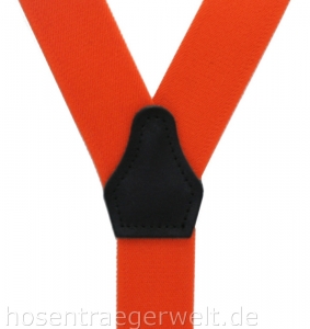 oranger Hosenträger 4536 aus festem Band