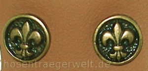 Hosenträger 2896 mit "französischer Lilie"