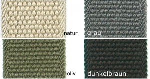 Preview: Hosenträger 4067 in fester Qualität mit Lederendstück