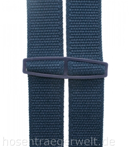 Preview: dunkelblauer Hosenträger 4386 in fester Qualität