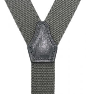 Preview: grauer Hosenträger 4747 in fester Qualität