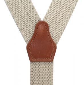 Preview: naturfarbener Hosenträger 4721 in fester Qualität
