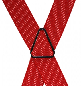 Preview: roter Hosenträger 4713 mit kleinen Punkten