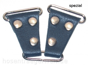 blauer Hosenträger 4072 mit kleinen Punkten