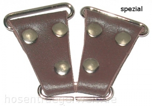 sandfarbener Hosenträger 4955 mit Streifen