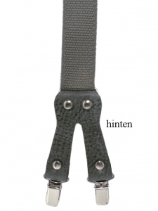Preview: grauer Hosenträger 4755 hinten mit Clippatte