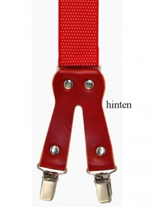 Preview: roter Hosenträger 4756 hinten mit Clippatte