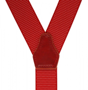 Preview: roter Hosenträger 4756 hinten mit Clippatte