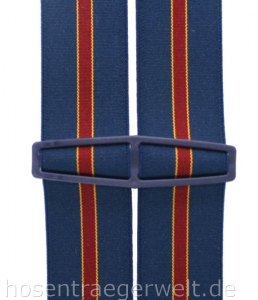 dunkelblauer Hosenträger 4488 mit Streifen