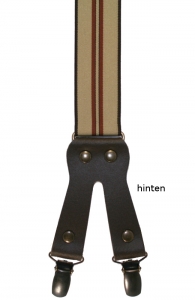 sandfarbener Hosenträger 4828 mit Streifen