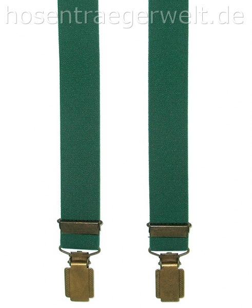 dunkelgrüner Hosenträger 4299