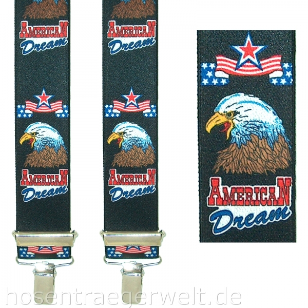 H-Form Hosenträger 4353 "American Dream"