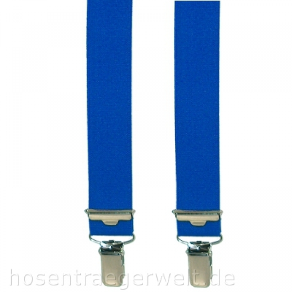 leuchtend blauer Hosenträger 4396