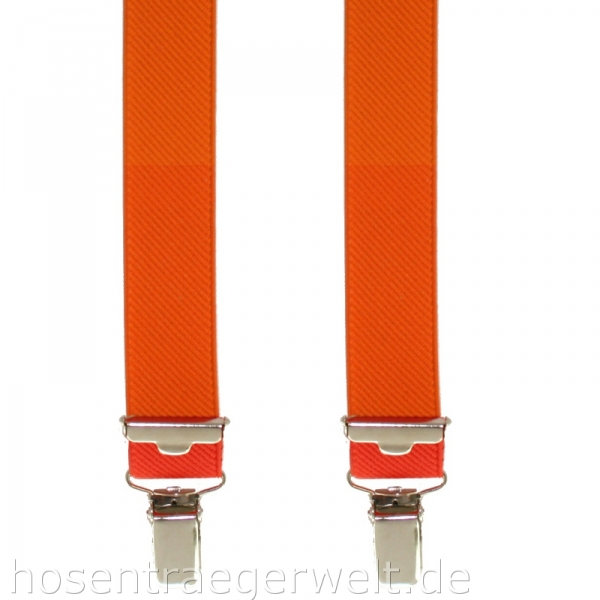 robuster orangefarbener Hosenträger 4443