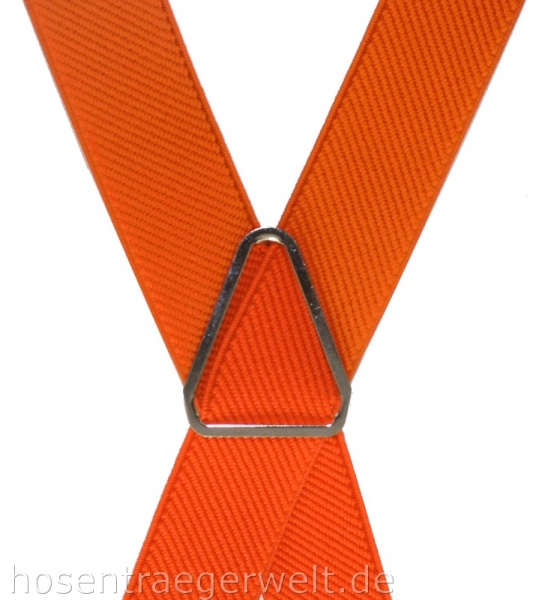robuster orangefarbener Hosenträger 4443