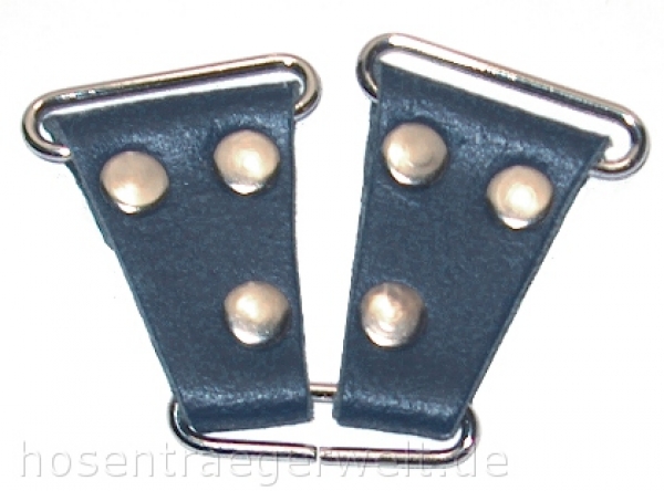 dunkelblauer Hosenträger 4538 mit Streifen