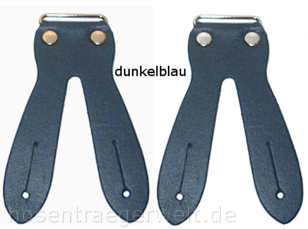 dunkelblauer Hosenträger 4538 mit Streifen